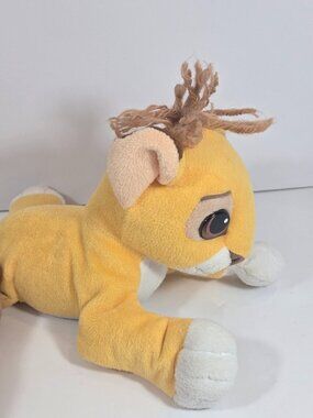 Vintage 1995 Mattel Lion King Newborn Simba‎ Plush Yarn Hair